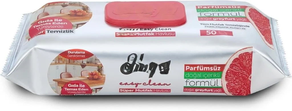 İthalat® Mutfak Temizlik Havlusu 50 Adet Greyfurt