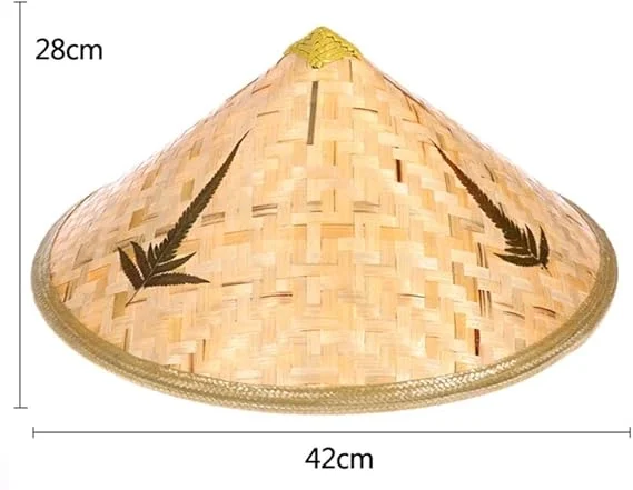 İthalat® Naturel Renk Cambodia Kamboçyalı Vietnam Şapkası PVC Hasır İthalat® Naturel Renk Cambodia Kamboçyalı Vietnam Şapkası PVC Hasır