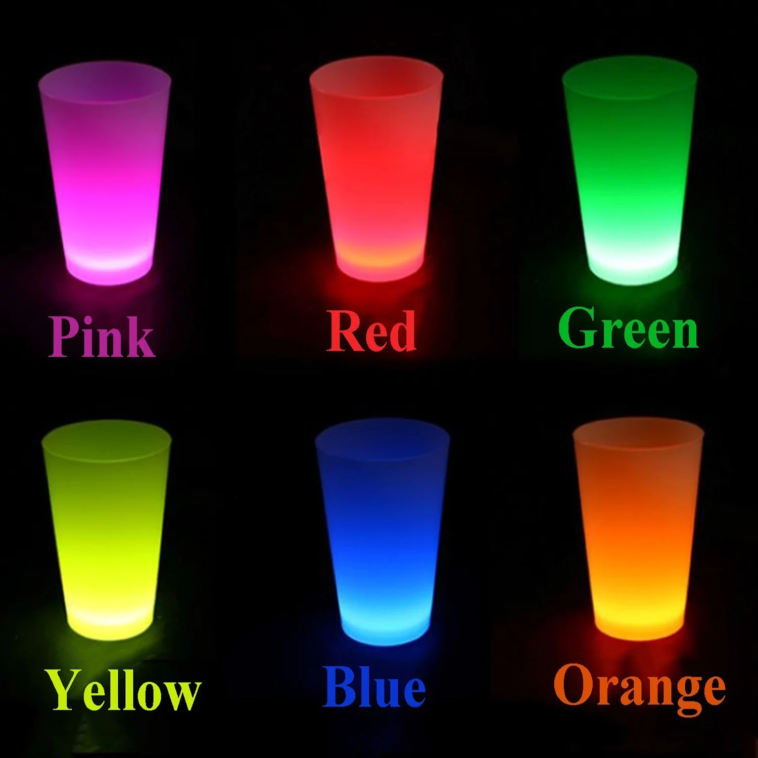 İthalat® Neon Parti Glow Bardak 1.5 oz Karışık Renk 1 Adet Tekli