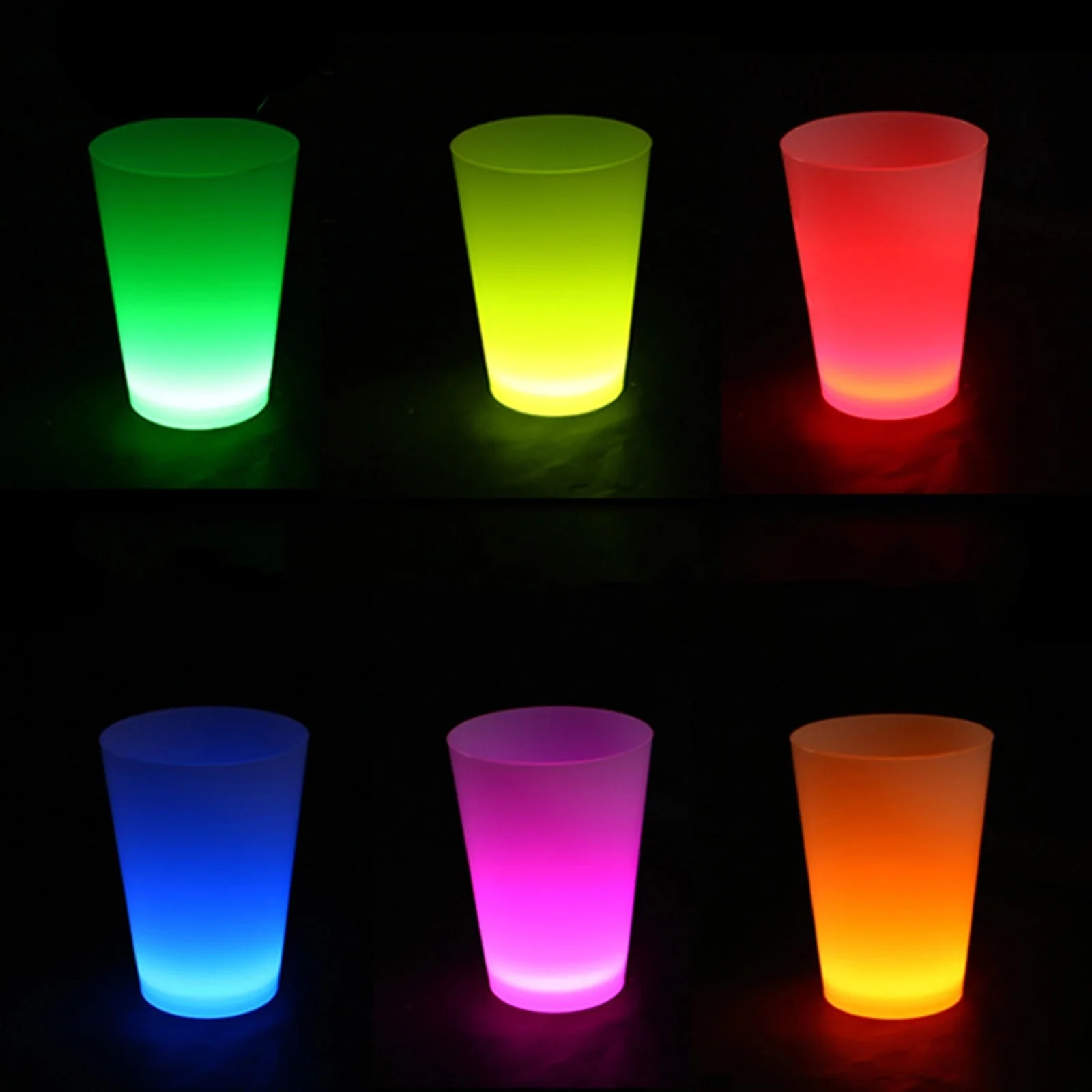 İthalat® Neon Parti Glow Bardak 1.5 oz Karışık Renk 1 Adet Tekli