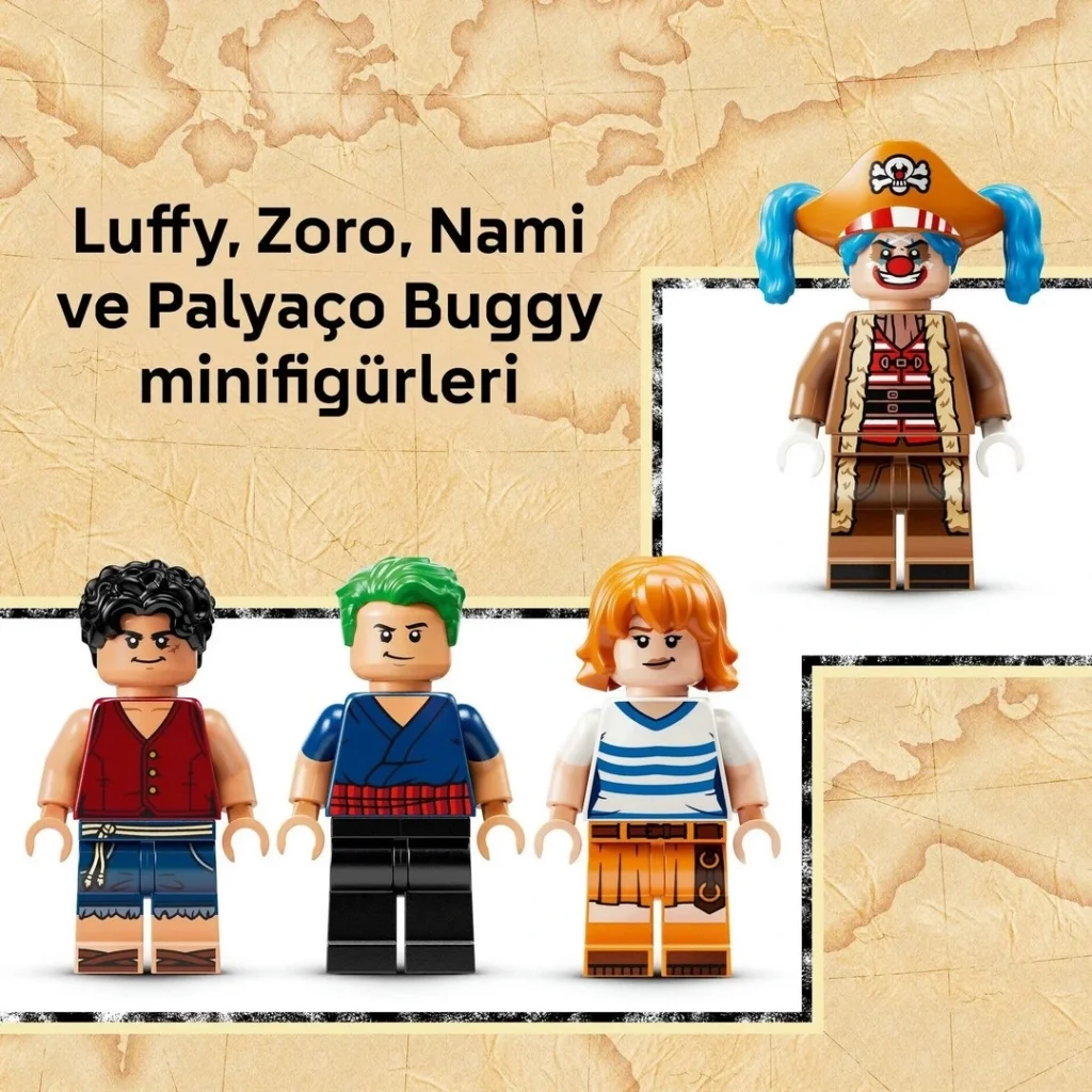 İthalat® ONE PIECE Palyaço Buggy'nin Sirk Çadırı 75637