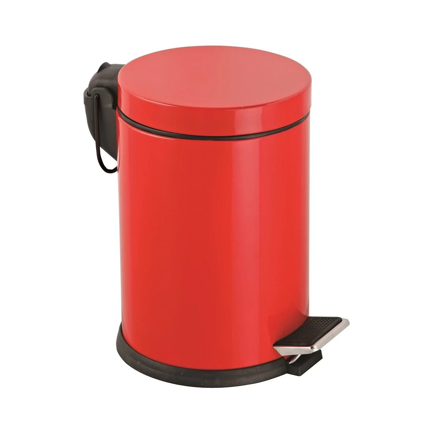 İthalat® Onno Kırmızı Pedallı Çöp Kovası 5 Litre