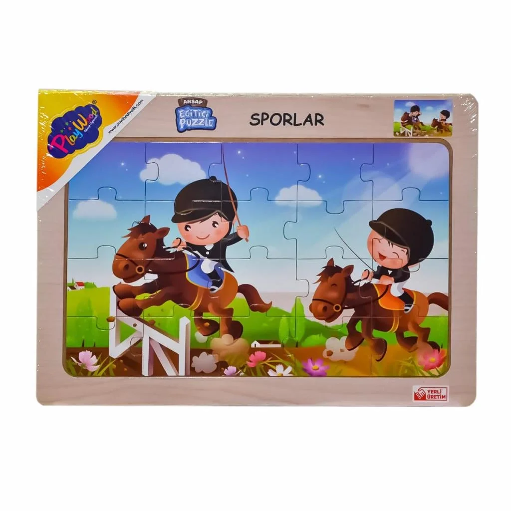 ONY-85-86-87-88 Ahşap Eğitici Puzzle Sporlar -Onyıl ONY-85-86-87-88 Ahşap Eğitici Puzzle Sporlar -Onyıl
