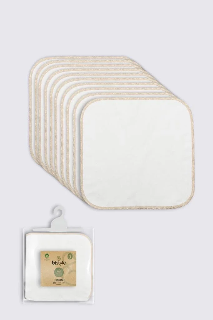İthalat®   Organik 28x28 10'Lu Penye Mendil 90101 Ekru Fiyatı, Yorumları ve Özellikleri