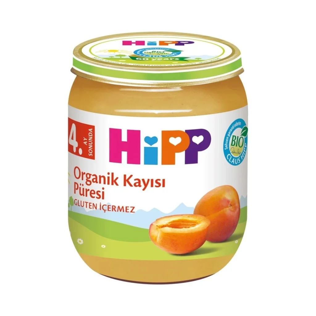 Organik Kayısı Püresi 125 Gr Organik Kayısı Püresi 125 Gr