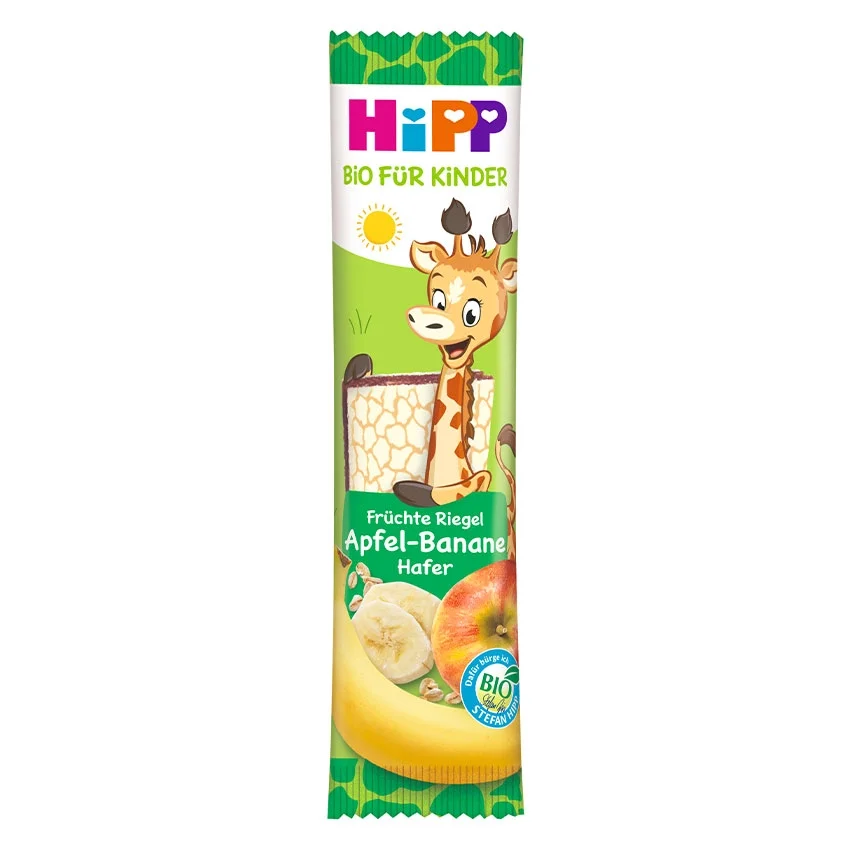 İthalat®   Organik Yulaﬂı Elmalı Muzlu Meyve Barı 23 Gr