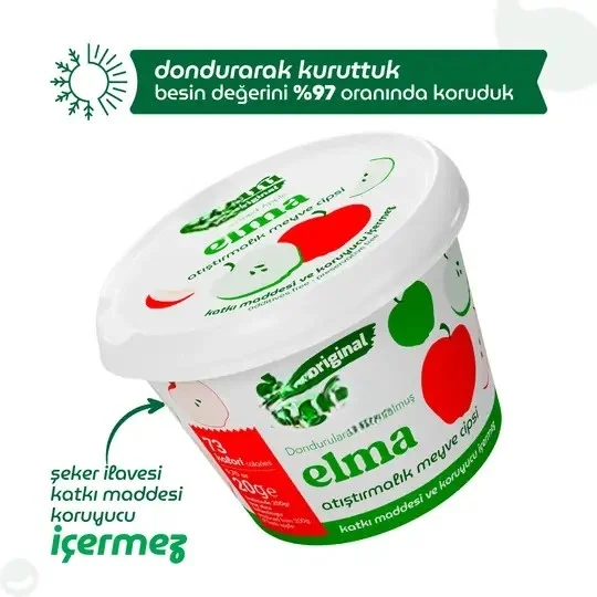 İthalat® Original Elma Atıştırmalık Meyve Cipsi 20gr