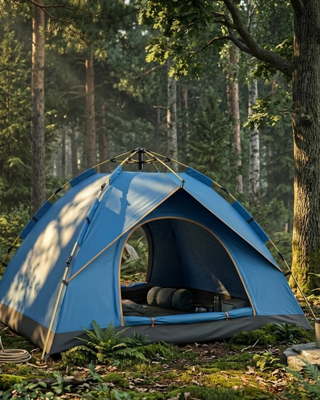 İthalat® Otomatik Kamp Çadırı 200x135x135 cm Su Geçirmez Kolay Kurulum Taşınabilir