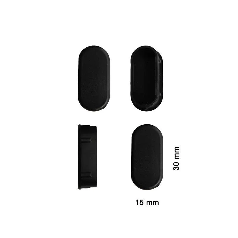 İthalat® Oval Profil İç Tapa 15x30 mm 4 Adet