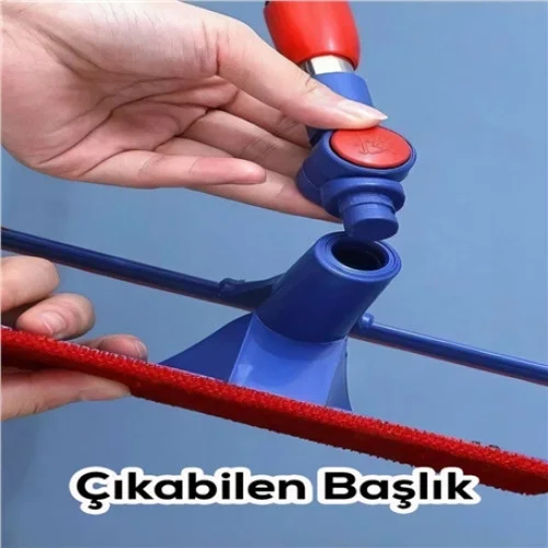 İthalat® OYNAR BAŞLIKLI ÇEKÇEKLİ TELESKOPİK CAM SİLME APARATI