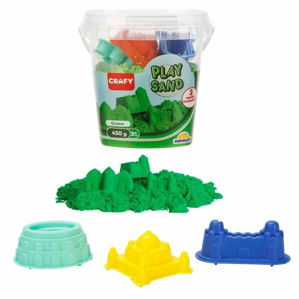 İthalat® Oyun Kumu Seti Yeşil 450 g Fiyatı, Yorumları ve Özellikleri
