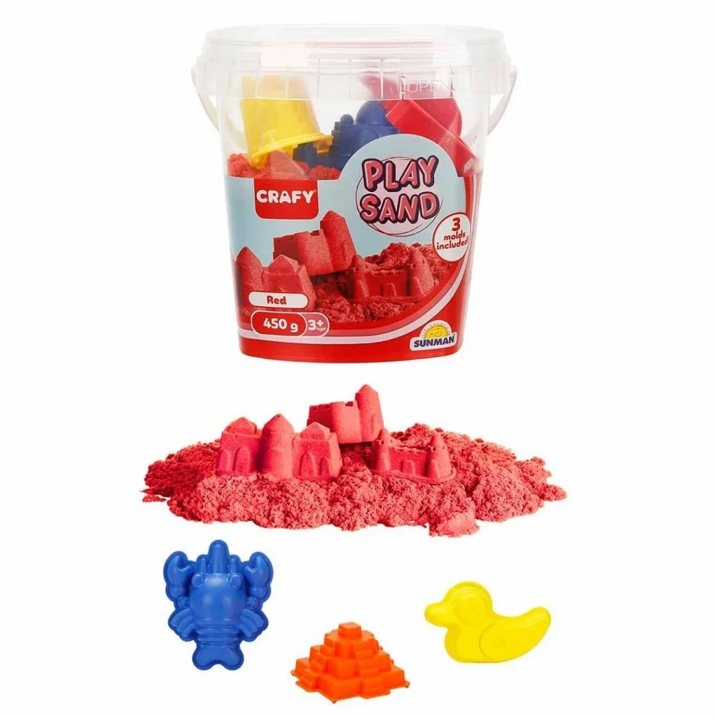 İthalat® Oyun Kumu Seti Kırmızı 450 g