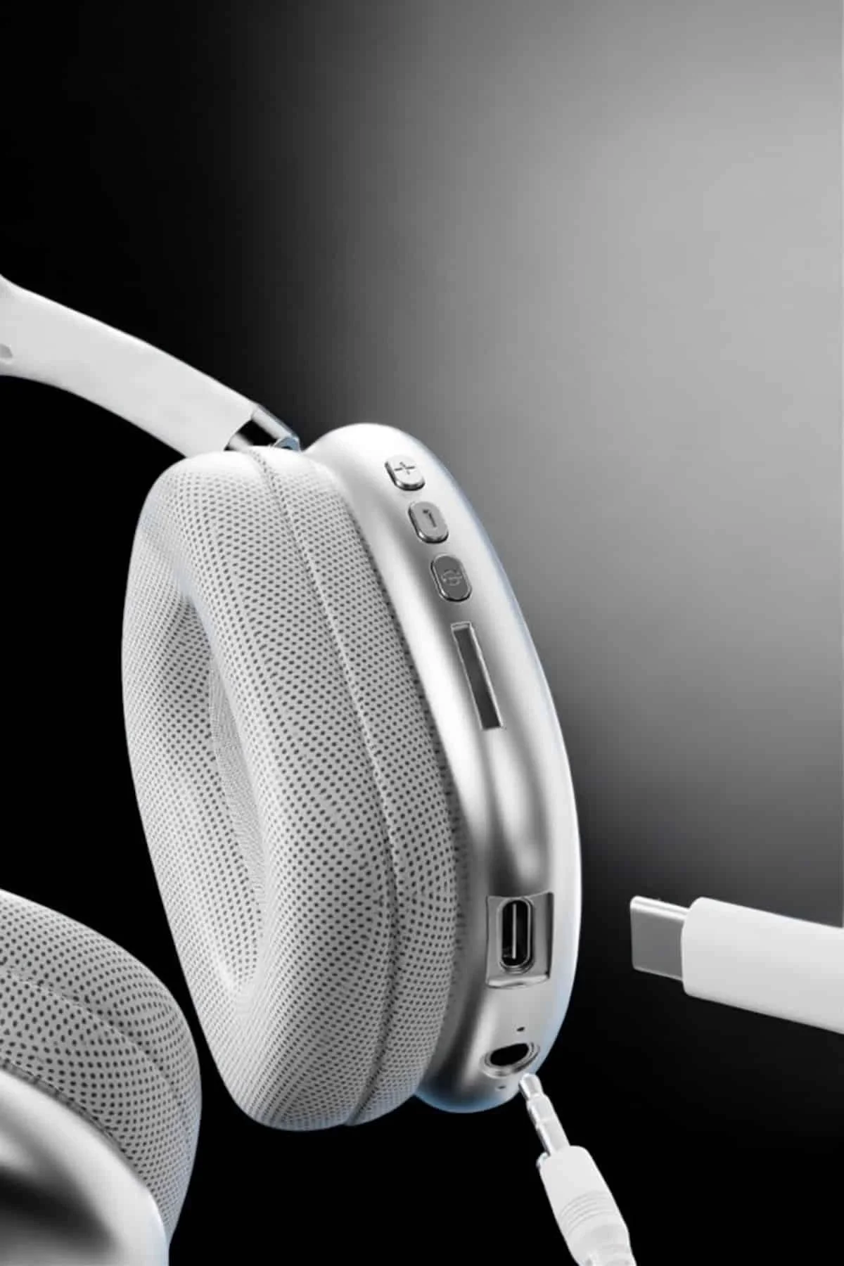 İthalat® P9 Air Max Kablosuz 5.0 Mikrofonlu Bluetooth Kulaklık Beyaz Yüksek Ses Kaliteli