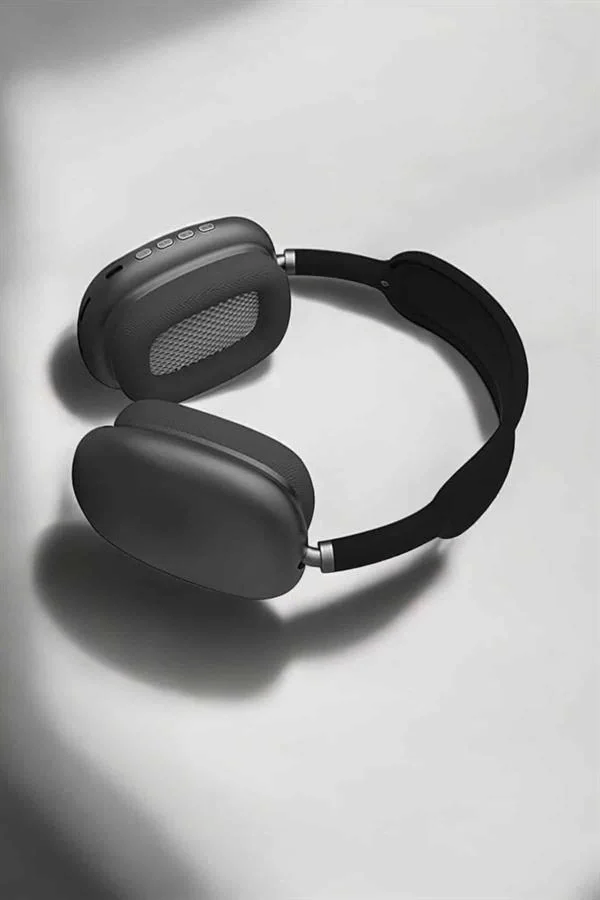 İthalat® P9 Plus Hi-fi Ses Kalitesi Ayarlanabilir Mikrofonlu Bluetooth Kulaklık Siyah