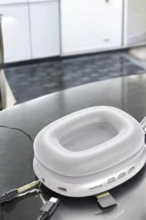 İthalat® P9 Plus Kablosuz Kulak Üstü Bluetooth Kulaklık Beyaz Yüksek Ses Kaliteli