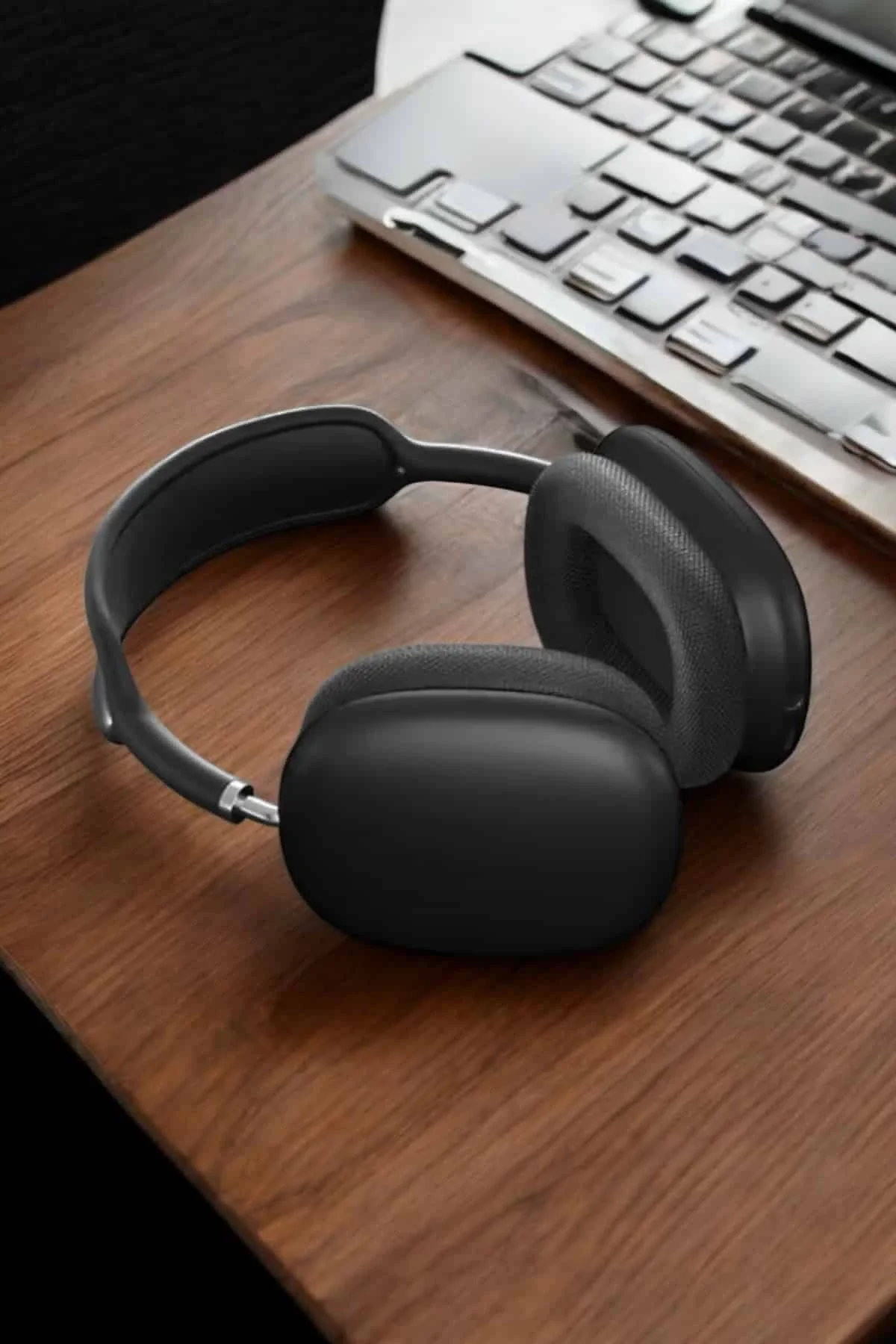 İthalat® P9 Plus Kulaklık Siyah Bluetooth Bağlantılı Kulak Üstü Kablosuz ANC Özelliği
