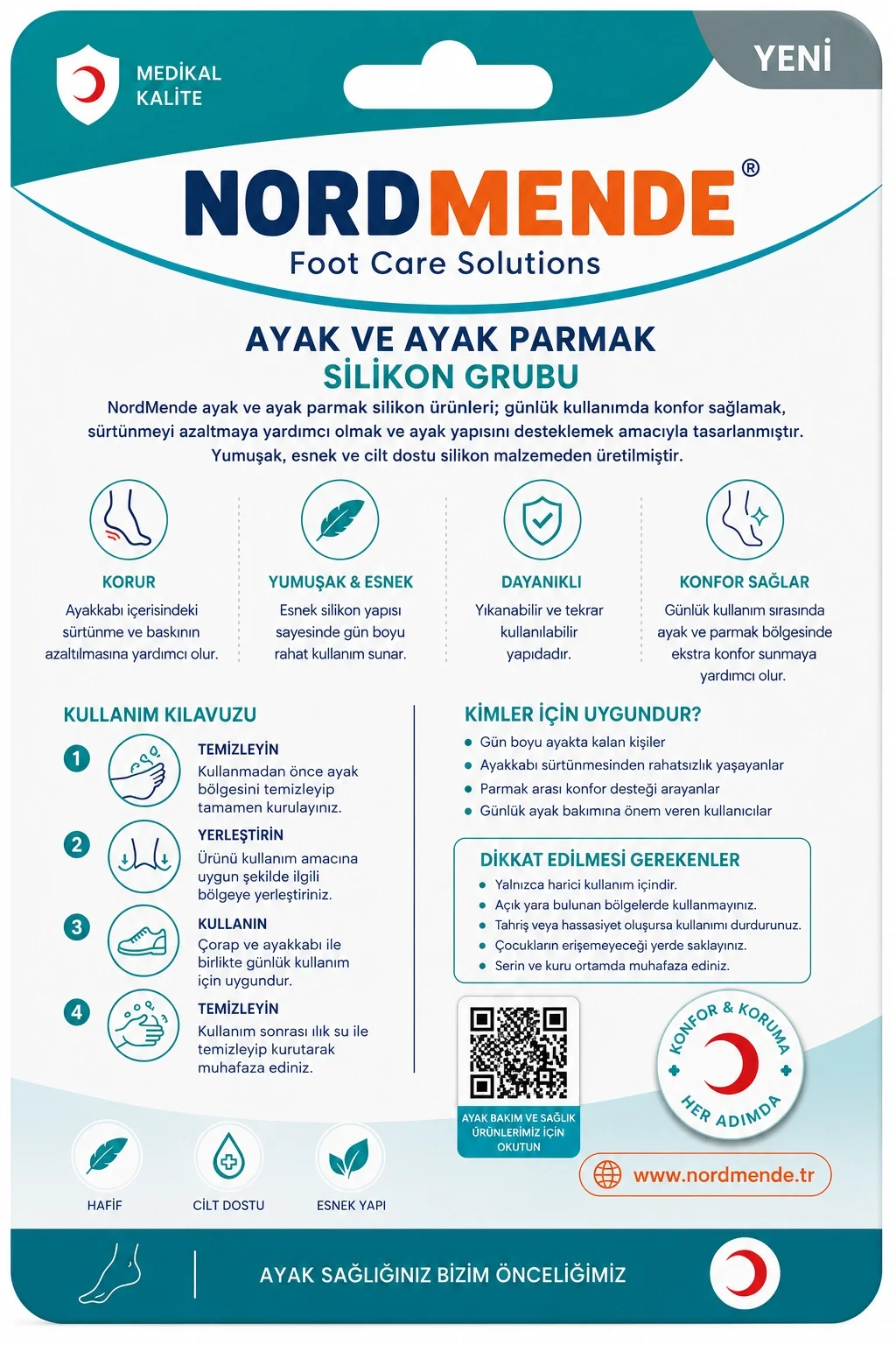 İthalat® Parmak Arası Makara Silikon – Yumuşak ve Esnek Ayak Parmak Ayırıcı