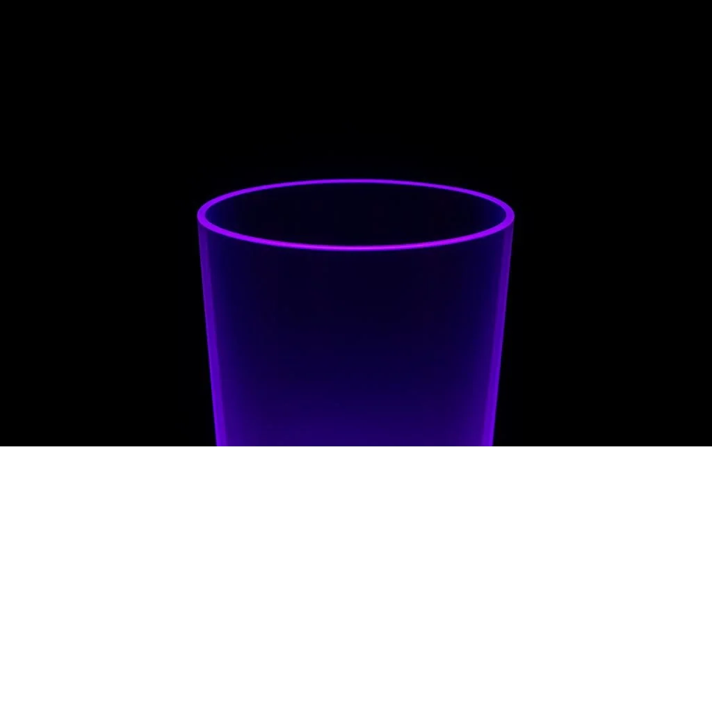 İthalat® PartyGlow Neon Mor Bardak 8.5 x 10.5 cm