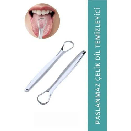 İthalat® Paslanmaz Çelik Dil Temizleyici