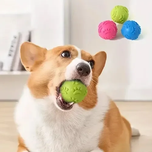 İthalat® Pati Desenli Köpek Isırma Topu