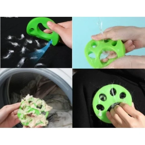 İthalat® Pati Tasarımlı Yıkanabilir Çok Amaçlı Tüy Toz Toplayıcı