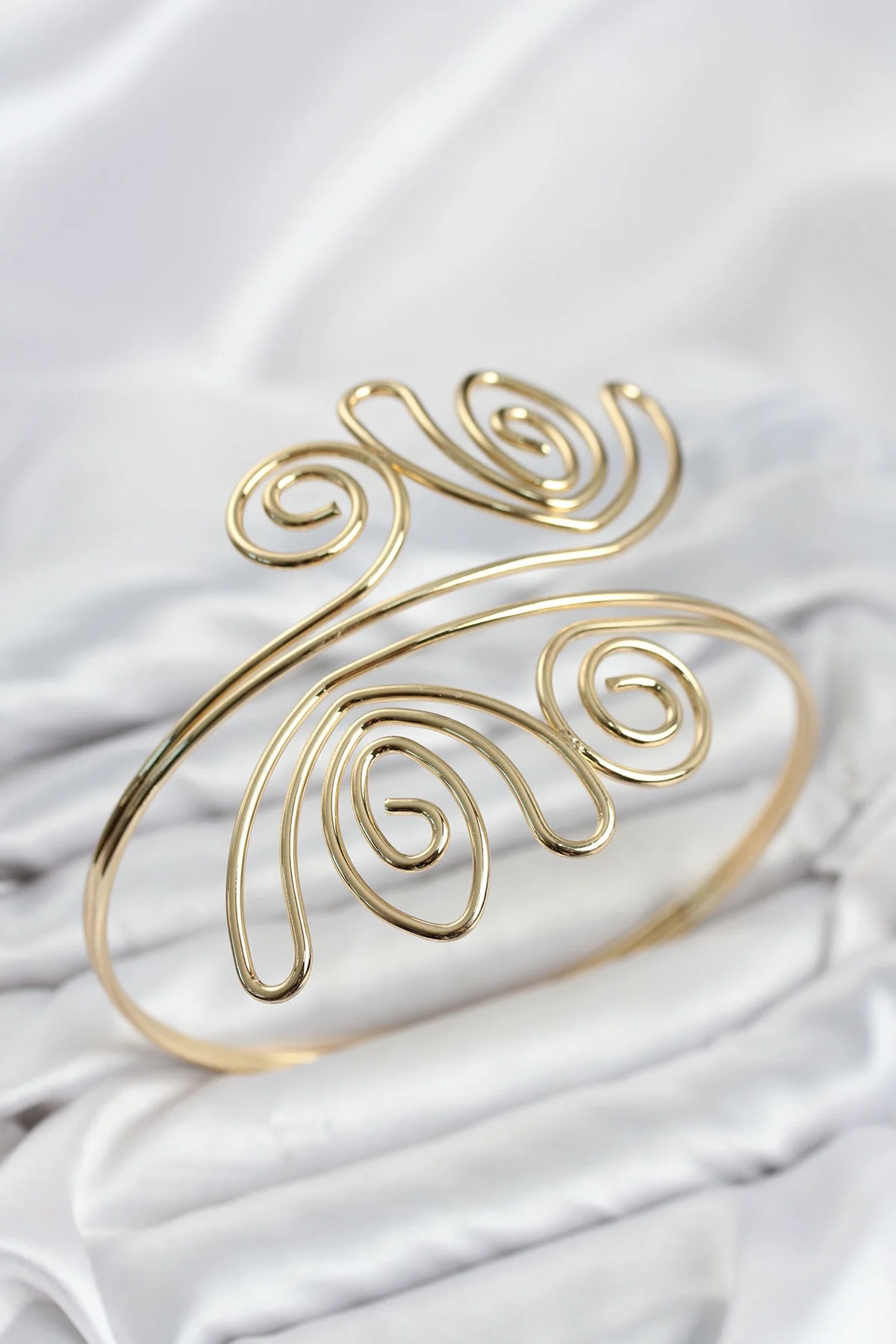İthalat® Pazu Bileklik Gold Renk Pirinç Bohem Model
