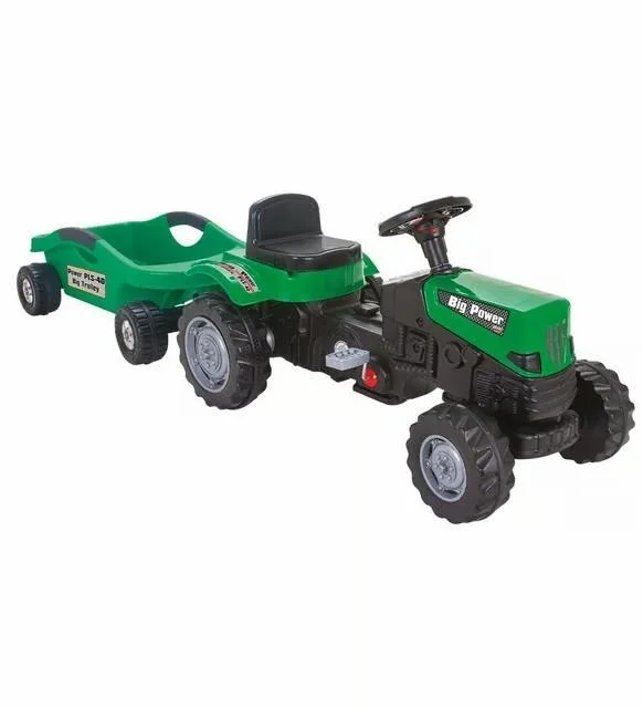 İthalat® PEDALLI BİG TROLLEY TRAKTÖR YEŞİL