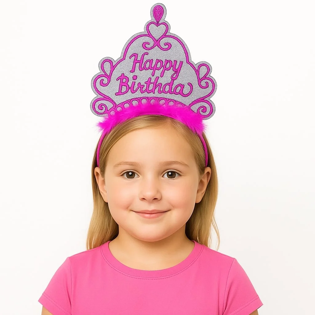 Pembe Happy Birthday Prenses Tacı – Doğum Günü Taç Aesuarı Fiyatı, Yorumları ve Özellikleri