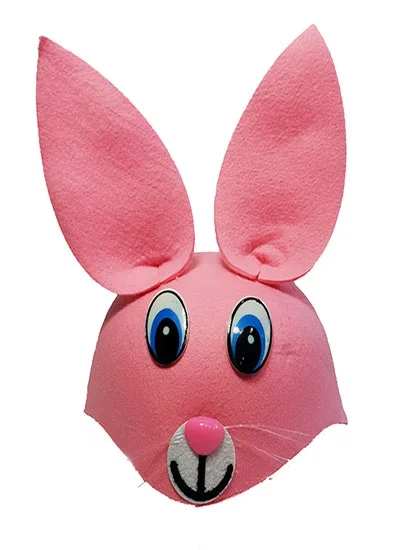 İthalat® Pembe Renk Kulaklı Tavşan Şapkası Hayvan Şapkası İthalat® Pembe Renk Kulaklı Tavşan Şapkası Hayvan Şapkası