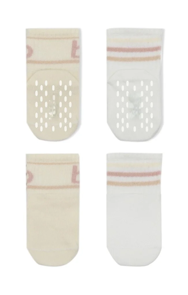 İthalat® Penye Kaymaz Soket Çorap 2li 10144 Pudra Ekru