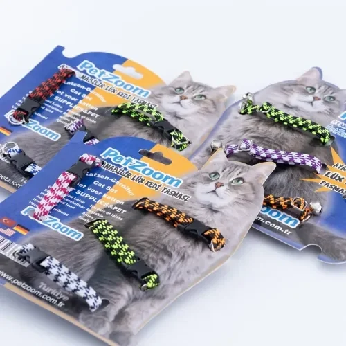 İthalat® PetZoom Ayarlanabilir Lüks Kedi Tasması