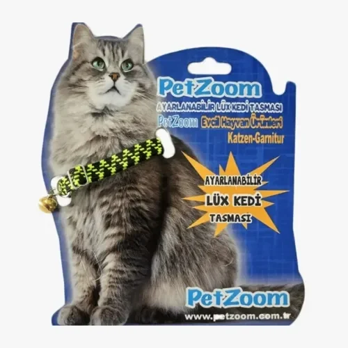 İthalat® PetZoom Ayarlanabilir Lüks Kedi Tasması