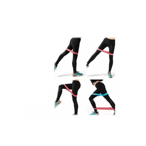 İthalat® Pilates Squat Aerobik Direnç Lastiği 5 Li Paket
