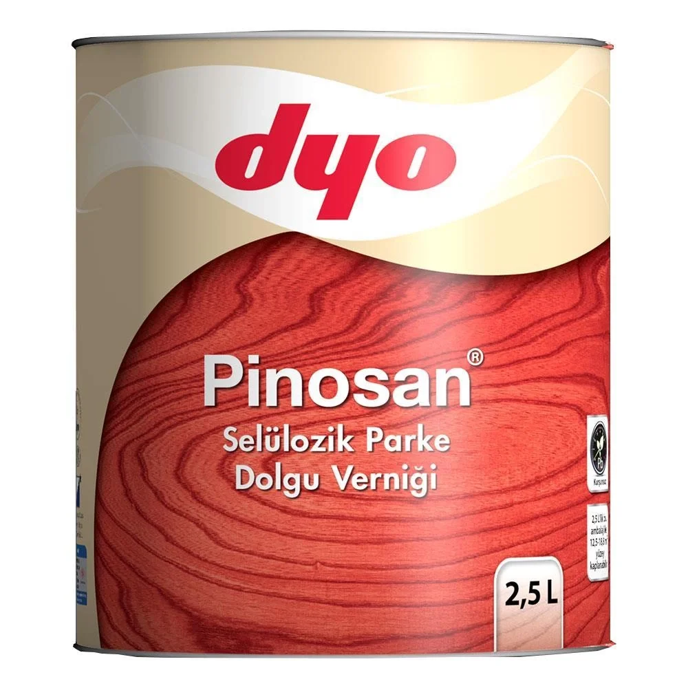 İthalat® Pinosan Selülozik Parke Dolgu Verniği 2,5 LT İthalat® Pinosan Selülozik Parke Dolgu Verniği 2,5 LT