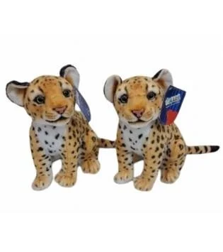 İthalat® PL50134 25 CM OTURAN KÜÇÜK KAHVERENGİ LEOPAR-HLY