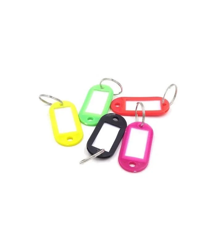 İthalat® Plastik Anahtarlık Renkli (10 Adet)