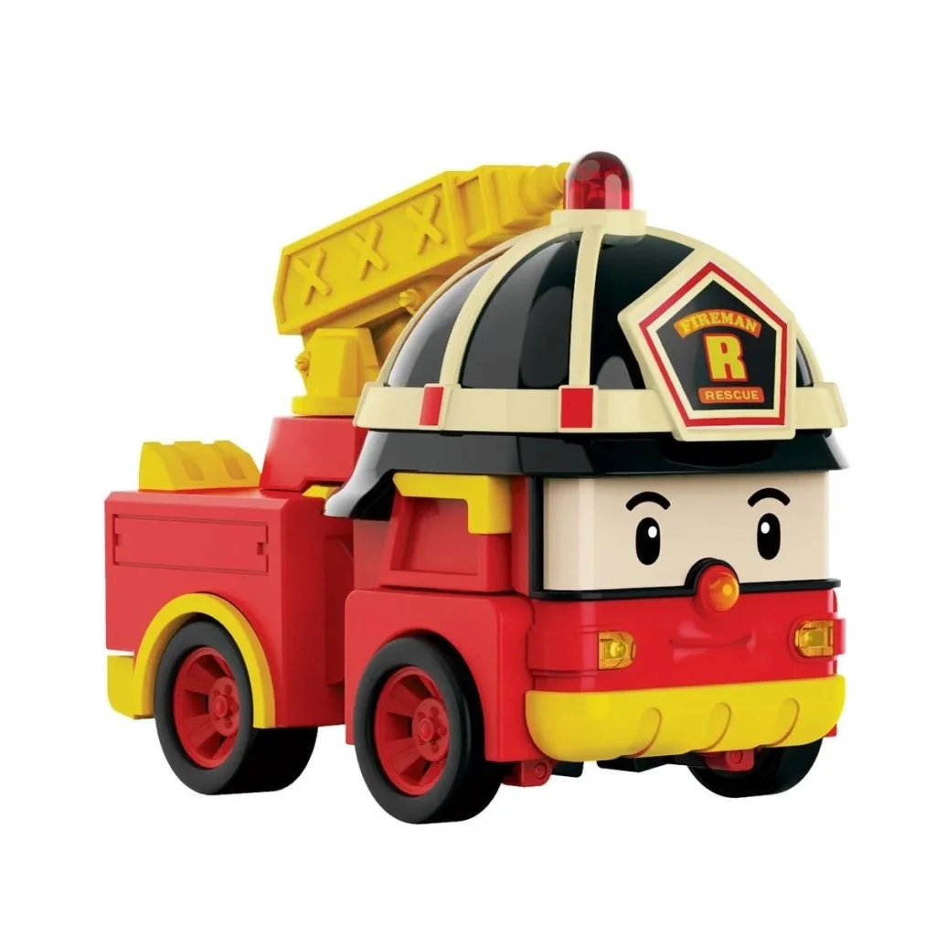 İthalat® POLI MRT-686 Sesli ve Işıklı Robocar Poli Büyük Transforming Robot Roy -Necotoys