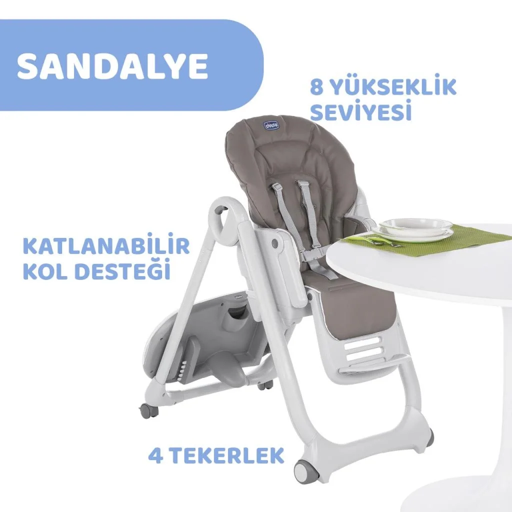 İthalat® Polly Magic Mama Sandalyesi Brown