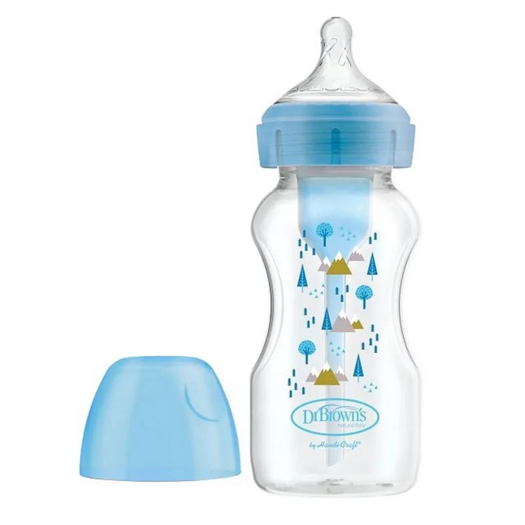 İthalat®   PP Geniş Ağız Options Biberon 270 ml Mavi Fiyatı, Yorumları ve Özellikleri