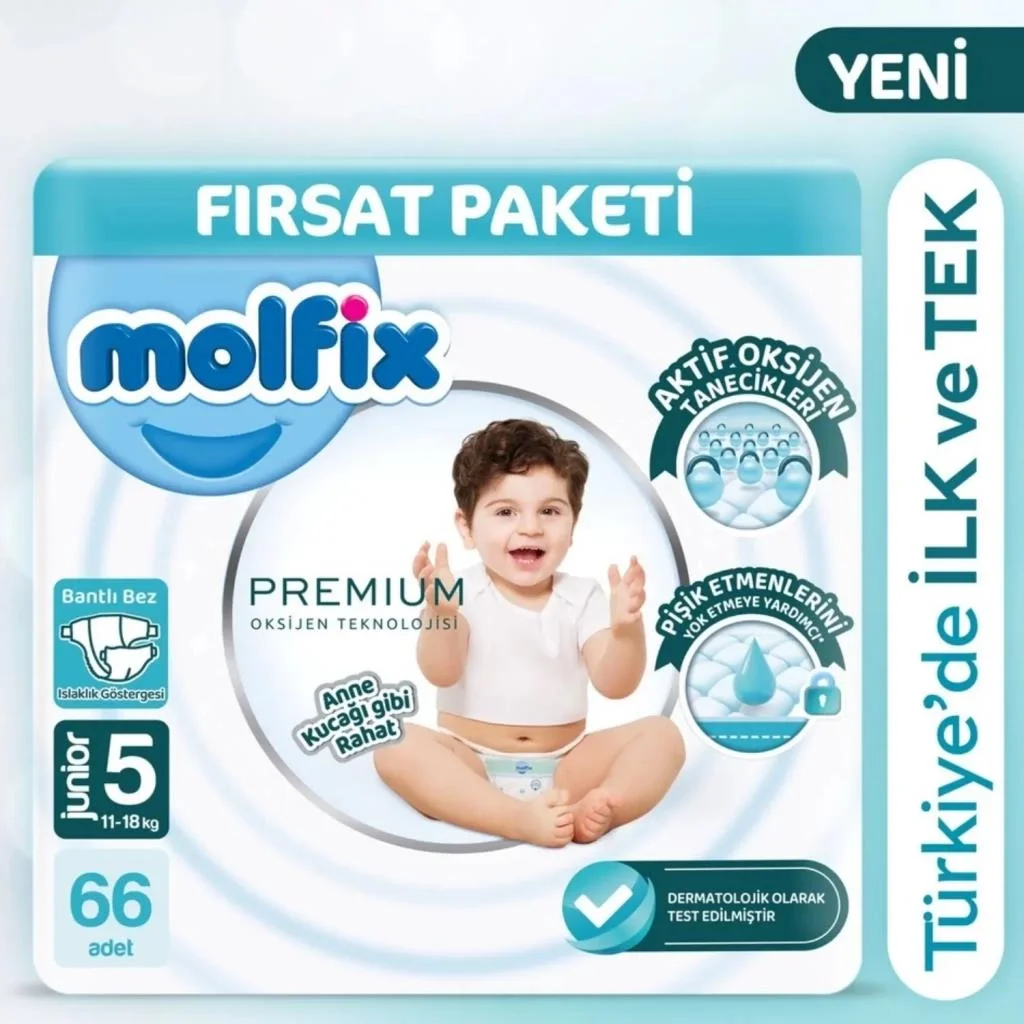 Premium Bebek Bezi Ultra Fırsat Paketi 5 Beden 11-18 Kg 66 Adet Fiyatı, Yorumları ve Özellikleri