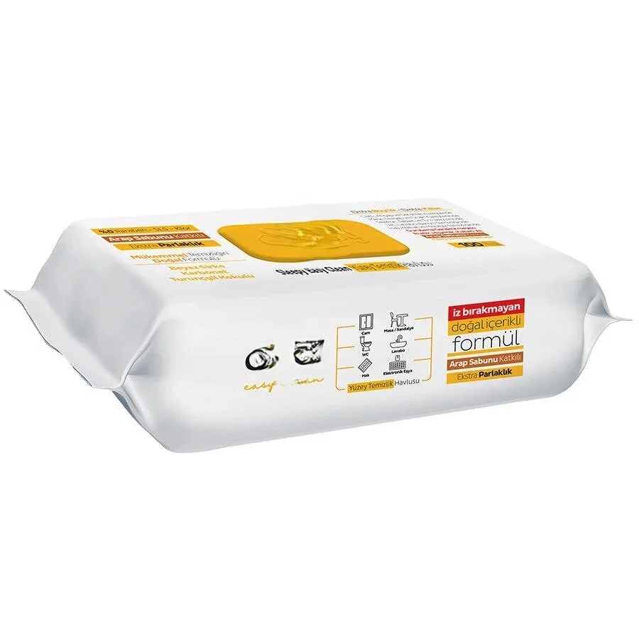 İthalat® Premium Yüzey Temizlik Havlusu 100 Adet Arap Sabunlu