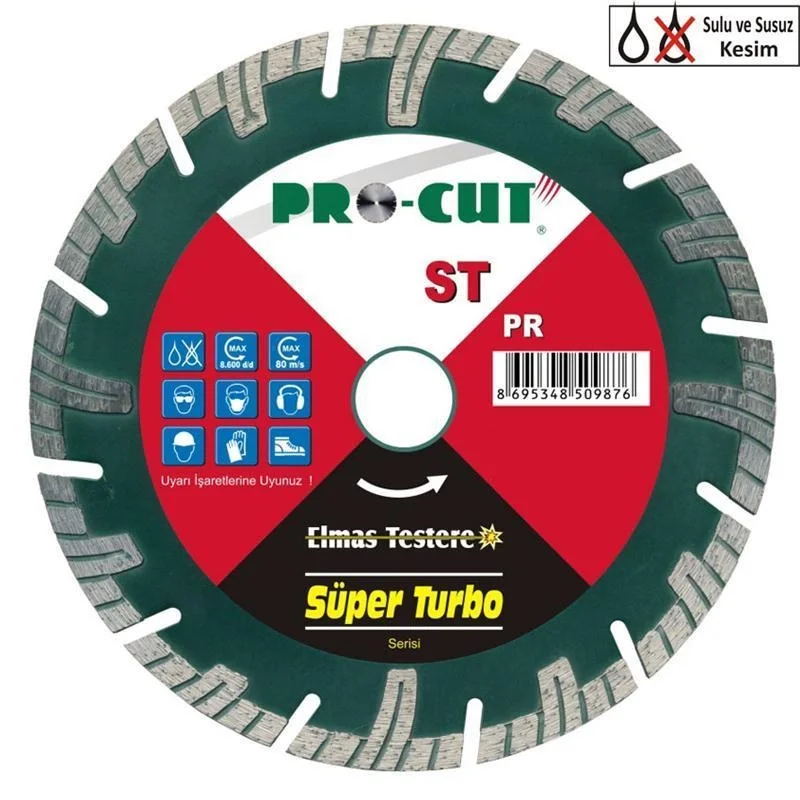 İthalat® Procut ST 115 mm Süper Turbo Elmas Testere