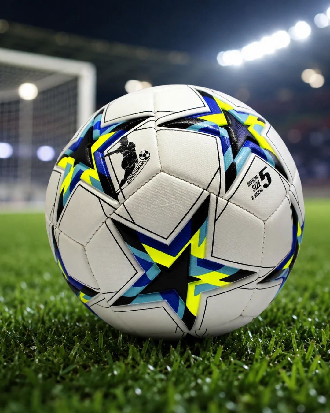 İthalat® Profesyonel Dikişli Futbol Topu Dayanıklı Kaymaz Yüzeyli Antrenman Topu