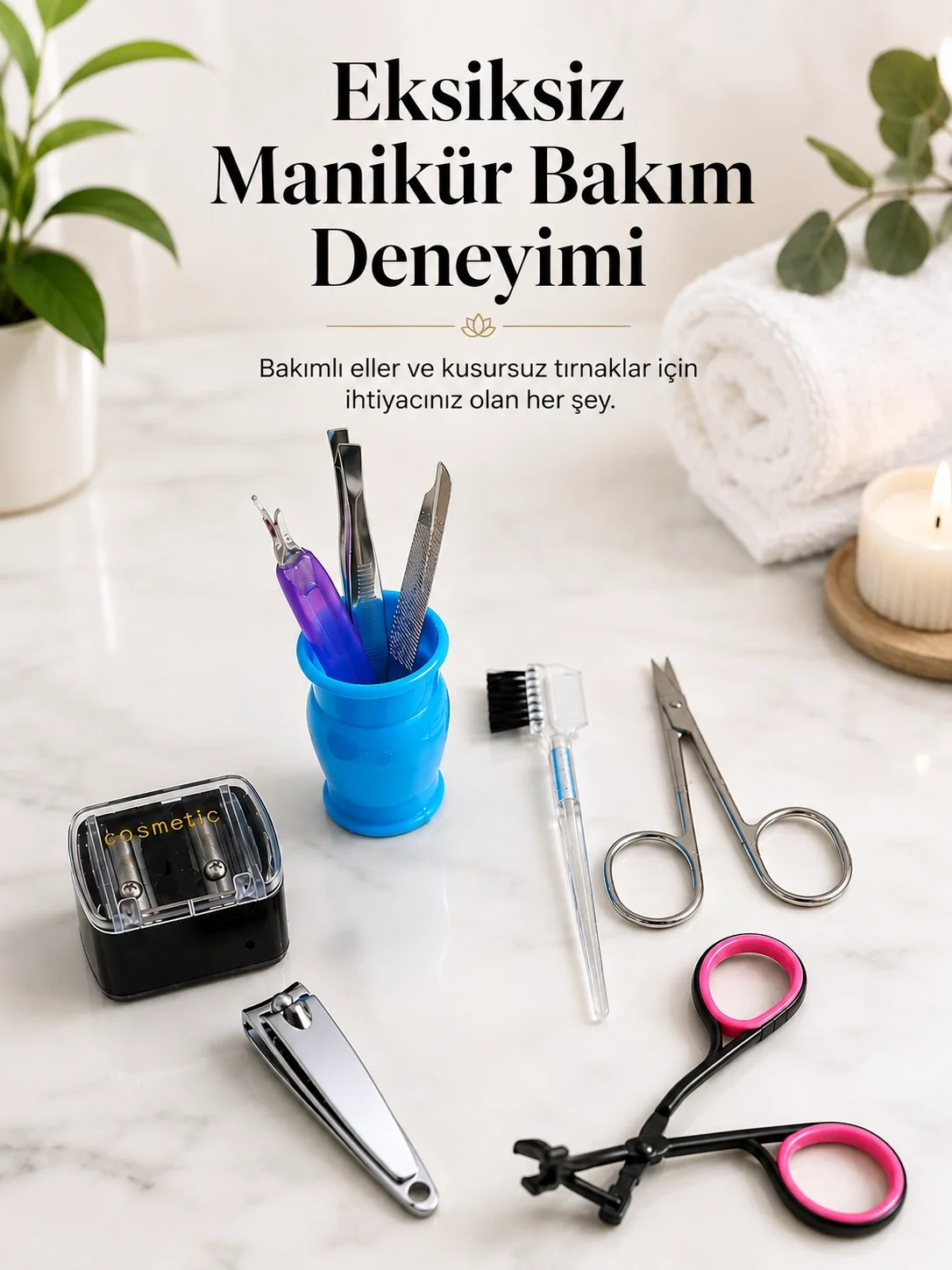 İthalat® Profesyonel Manikür Pedikür Bakım Seti Çok Amaçlı Kişisel Bakım Kiti