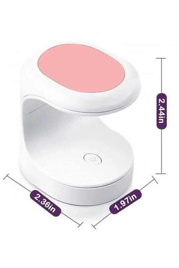 İthalat® Protez Tırnak Kurutucu Kalıcı Oje Led Oje Kurutucu UV Işınlı Taşınabilir