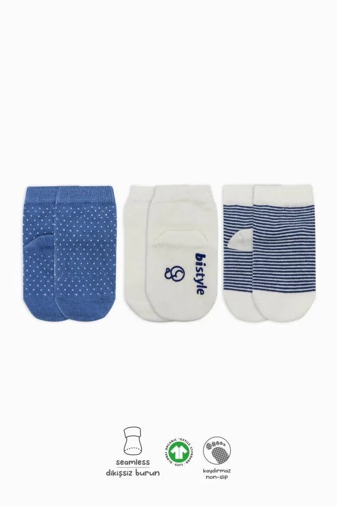 Puanlı Kaymaz Penye Soket Çorap 3'Lü BS10108 İndigo(ADET FİYATIDIR) Puanlı Kaymaz Penye Soket Çorap 3'Lü BS10108 İndigo(ADET FİYATIDIR)