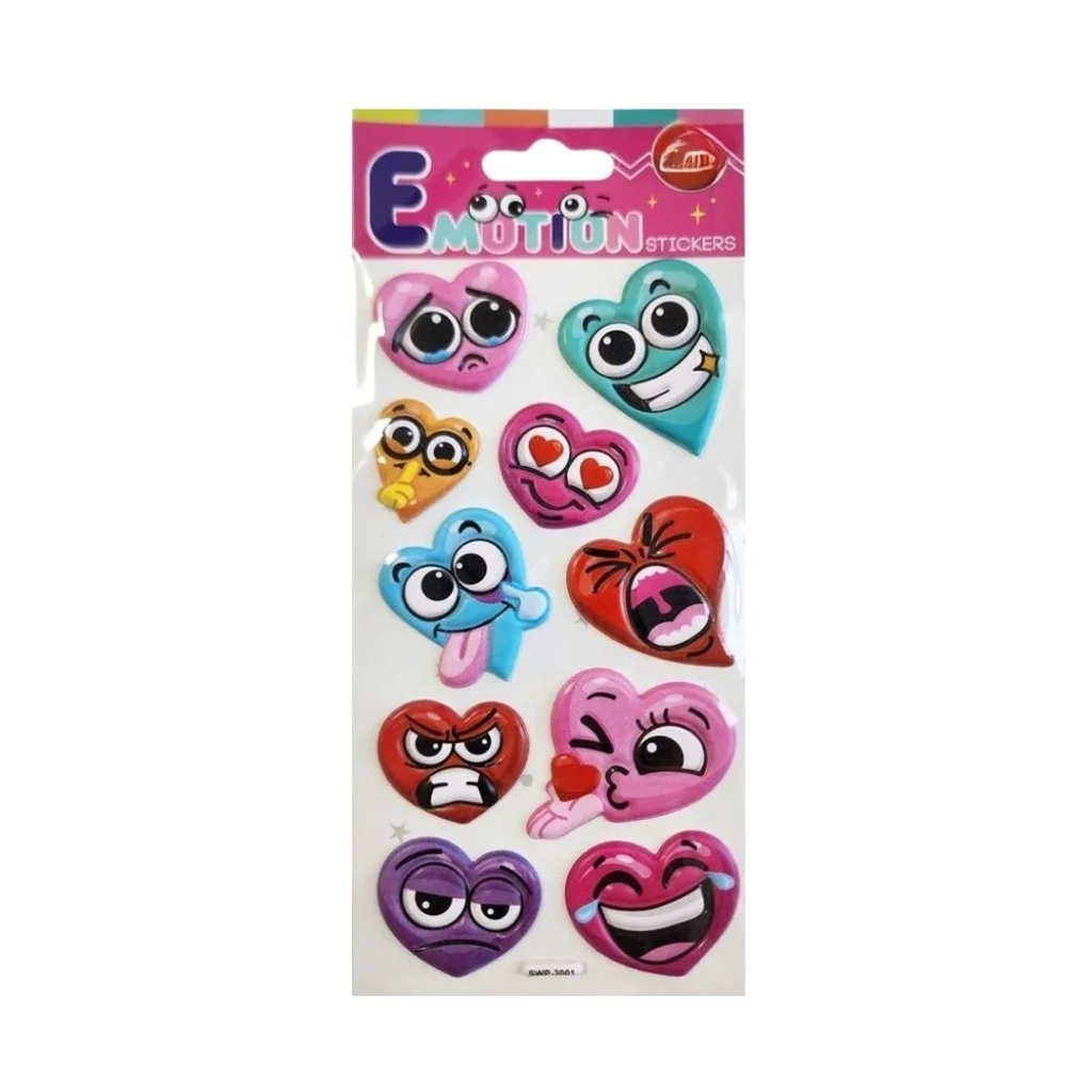 İthalat® Puffy Stickers Kalpler