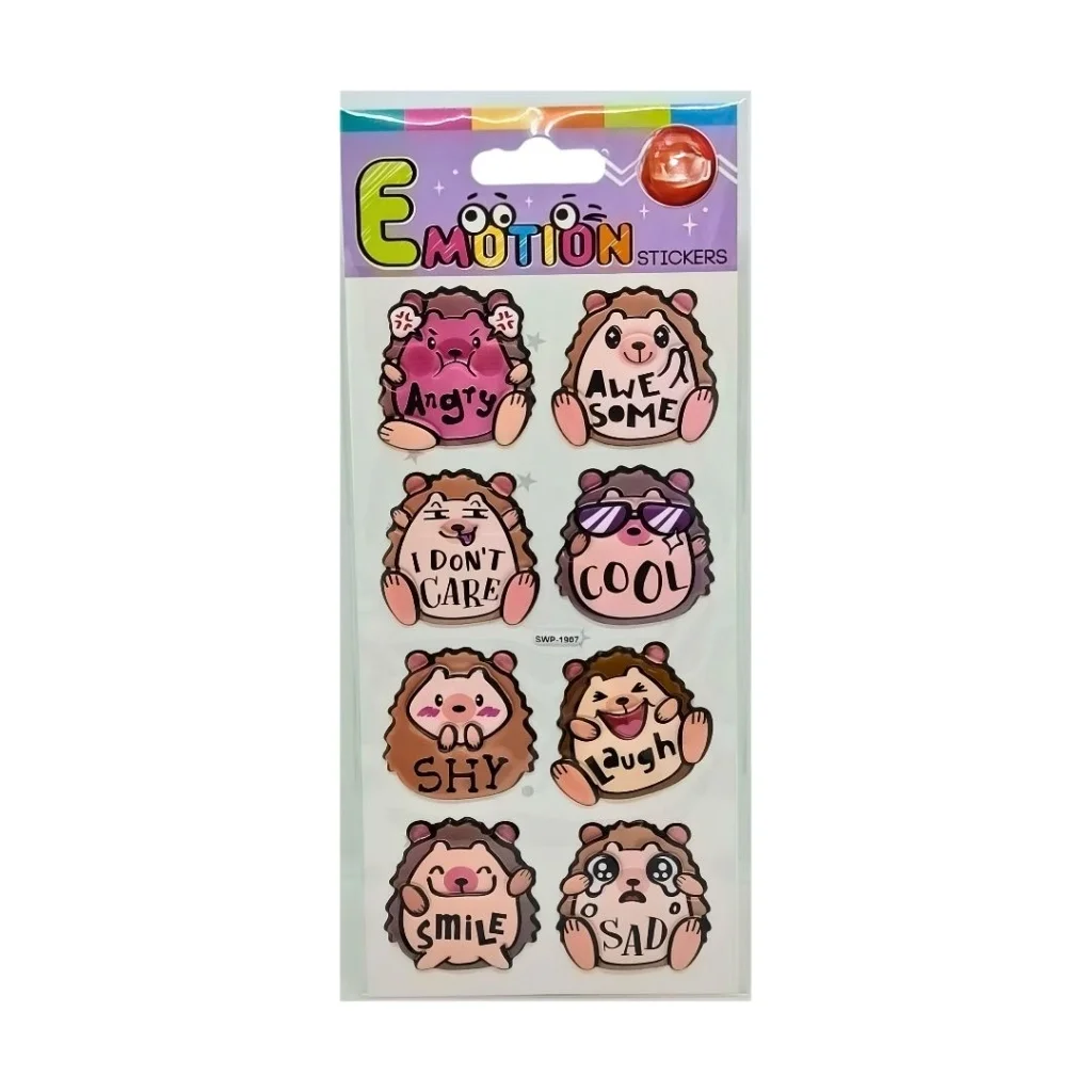 İthalat® Puffy Stickers Kirpi