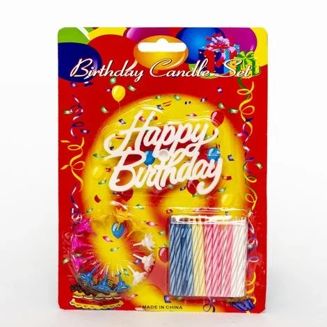 İthalat® Rengarenk Mumlu Beyaz Happy Birthday Yazılı Doğum Günü Mumu 12 Adet İthalat® Rengarenk Mumlu Beyaz Happy Birthday Yazılı Doğum Günü Mumu 12 Adet