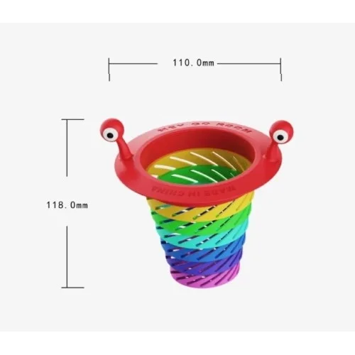 İthalat® Renkli 6 Kademeli Lavabo Süzgeci